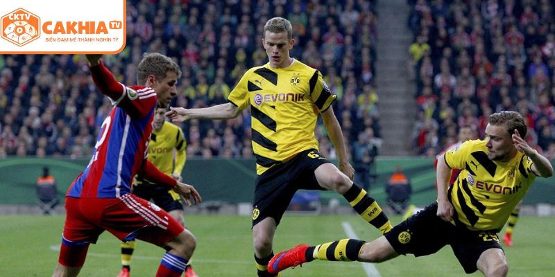 Borussia Dortmund sở hữu lối đá mạnh mẽ